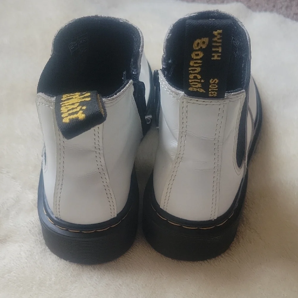 Dr. Martens Black Leather Boots For girls